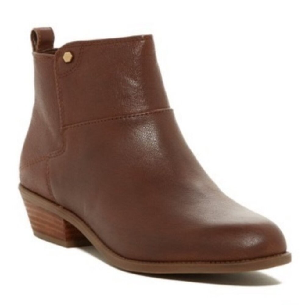 Franco Sarto - Rafaela Leather Ankle Booties Brown - Women’s 8.5​​
